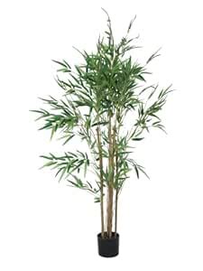 Buy Home Bloom Artificial Bamboo Plants Tree Tall(,150,CM,Green) Faux ...