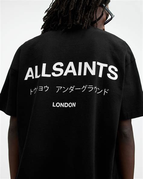 Playera ALLSAINTS Underground Oversized Crew Neck