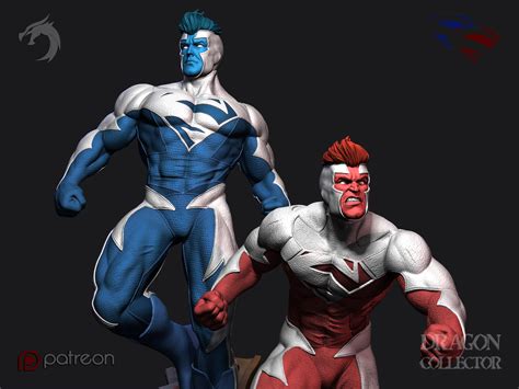 STL file SUPERMAN - RED AND BLUE 🦸‍♂️・3D printing design to download・Cults