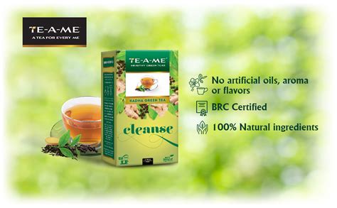 TE-A-ME Cleanse Kadha Green Tea Bags 25 pcs | Green Tea - Cleanse Kadha ...