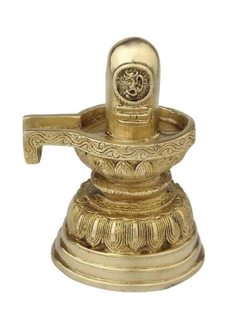 Buy Satyaexports Brass Shiva Lingam Statue, Shiva Linga with Divine ...