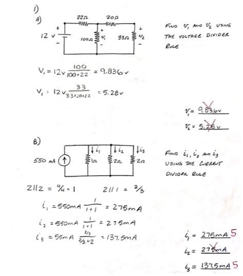 ☑ 3 Resistor Parallel Current Divider Rule