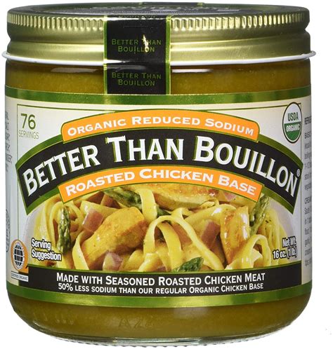 Better Than Bouillon Organic Reduced Sodium Roasted Chicken Base, 16 oz - Walmart.com