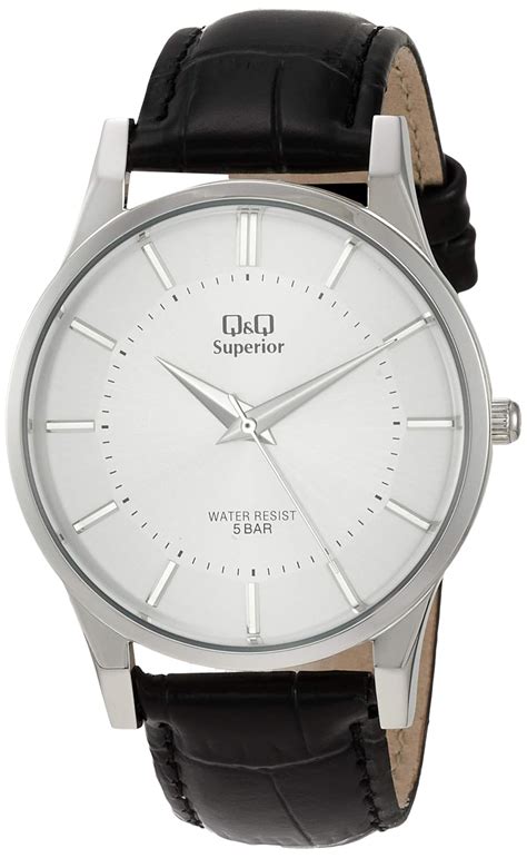 Q&Q Analog Silver Dial Men's Watch-S308J301 : Amazon.in: Fashion