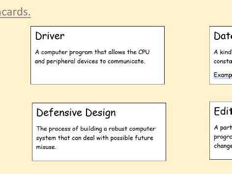 Computer Flashcard 的图像结果