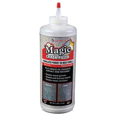Buy Magic Crack Filler 2LB Concrete Tan, for Filling in Concrete Cracks ...