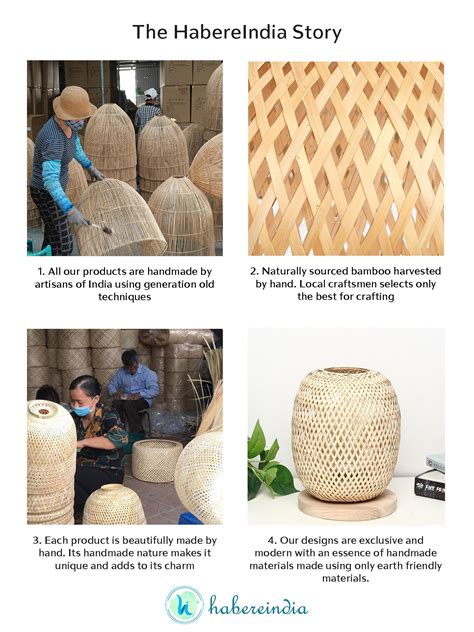 Buy Online Bamboo Lamp | Cane Table Lamp – Habere India