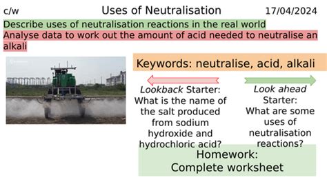 Image result for Neutralisation Reactions