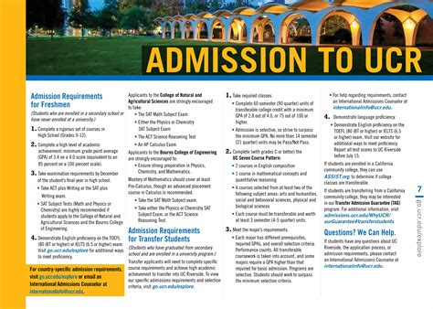 Ucr Admission Rate