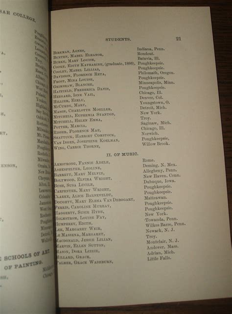 Twenty-Seventh Annual Catalogue of Officers and Students of Vassar ...