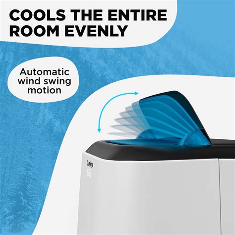 AIRO COMFORT 5000-BTU DOE (115-Volt) White Vented Portable Air ...