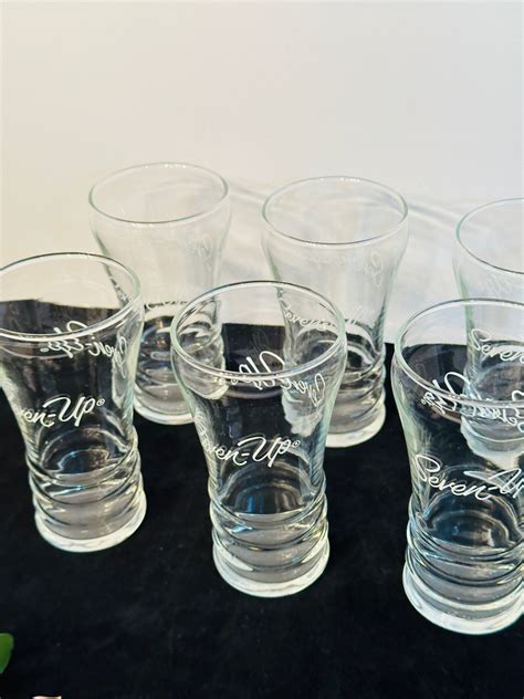 Seven up Collectible Drinking Glasses Fresh up With 7-up Novelty ...