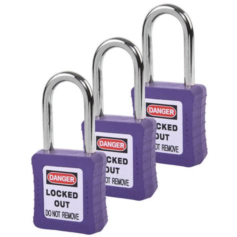 Security padlock - LM-ULPP-RS-KD+MK3-V - Loto Master Inc.