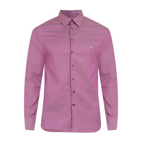 Buy Men Purple Solid Formal Shirts Online - 858229 | The Collective