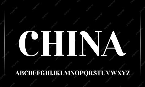Premium Vector | A chinese font with the letters china