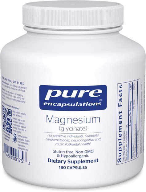 Amazon.com: Organics Ocean Pure Magnesium Glycinate with Zinc - Maximum Strength Chelated ...