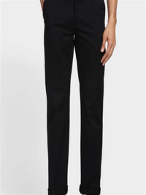 Buy ColorPlus Men Black Chinos - Trousers for Men 17454566 | Myntra