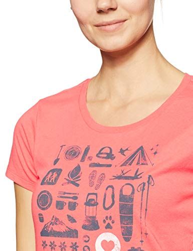 Buy Columbia Womens Camp Stamp Performance Tee (AK1103-614-S_Red) at ...