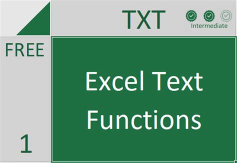 Image result for Excel Text Functions