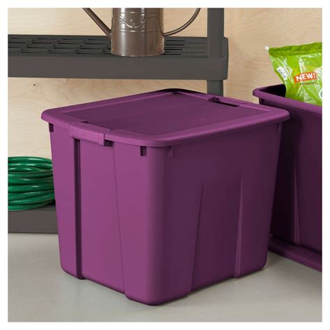 Sterilite Bins Sterilite Trash Gallon Plastic Wastebasket Bin Swingtop ...