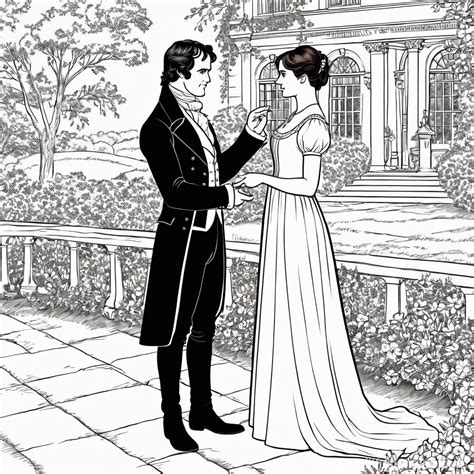 Mr. Darcy's Proposal to Elizabeth Bennet | Stable Diffusion Online