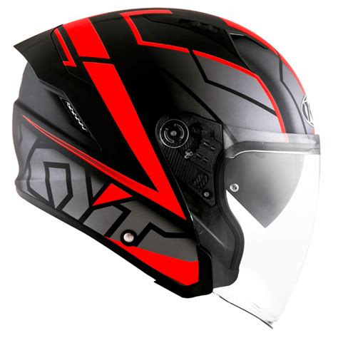 KYT NFJ Motion Matt Black Fluro Red Helmet– Moto Central