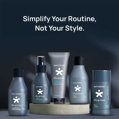 Men's Grooming Products: Innovative Men Care Online | Muster Men