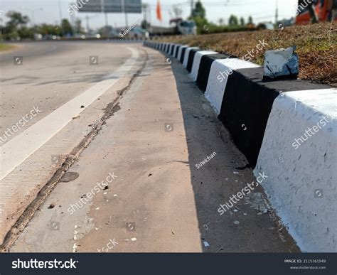 White Painted Curb Means