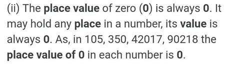 the place value of zero in 2309 is - Brainly.in