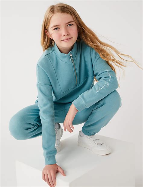 Buy 2pc Cotton Rich Jogger Set at Marks & Spencer