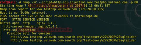 Image result for Nmap Scan of SQL Database