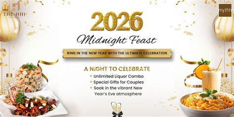 2026 Midnight Feast - A NY Buffet nye-parties Event Tickets Kolkata ...