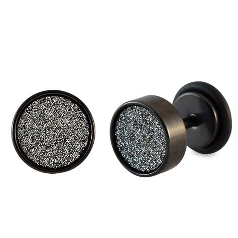 Yellow Chimes Earrings for Men and Boys Fashion Studs for Men | Silver ...