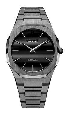 D1 Milano Ultra Thin Bracelet 40mm Watch in Gun Metal | REVOLVE