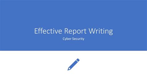 Image result for Security Report Writing