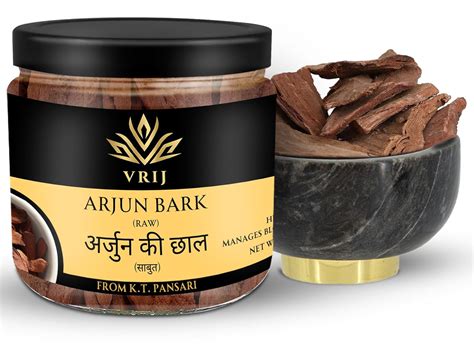 VRIJ Arjun Ki Chaal | 100Gm | Sabut | Arjun Tree Bark Whole ...
