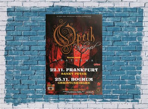 Opeth - Alive and Swinging , Frankfurt & Bochum 2012 - Konzertplakat ...