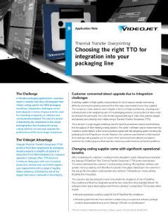 Videojet 6320 | Thermal Transfer Overprinter for Printing on Pouch
