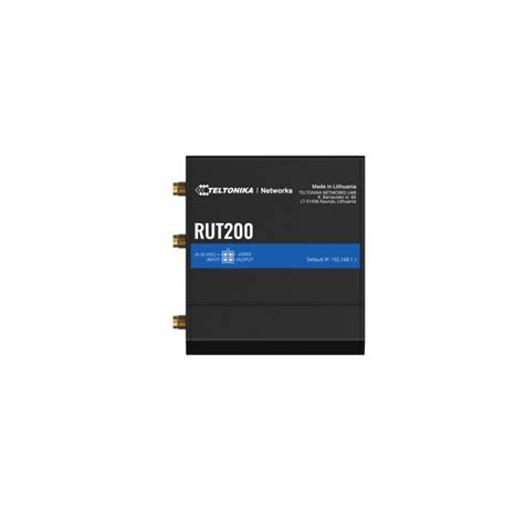 RUT200 Industrial Cellular Router by Teltonika Networks | 4G LTE Wi-Fi ...