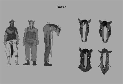 Animal Farm Boxer Drawing