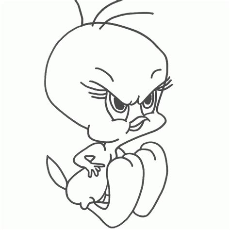 Tweety Bird Drawing at GetDrawings | Free download