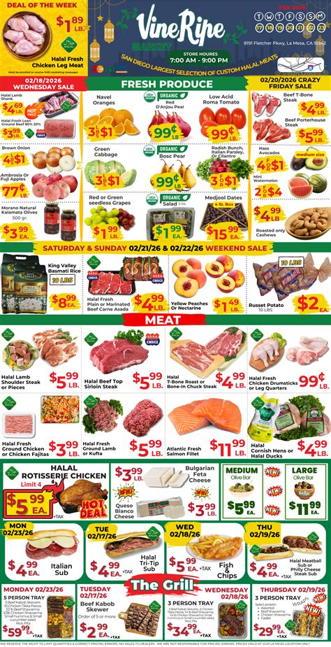 Vine Ripe Weekly Ad
