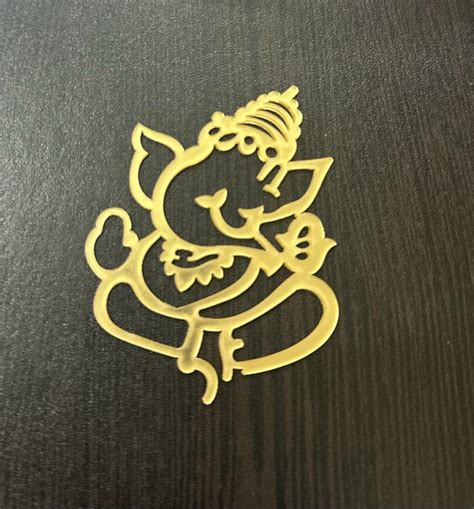 Ganesh Ji Acrylic cutting