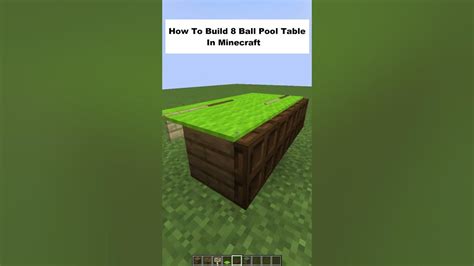 Image result for Minecraft Small Pool Table
