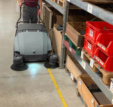 Walk Behind Road Sweepers - TF95 Industrial Floor Sweeper