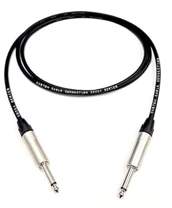 10 Foot Canare GS-6 Guitar Cable with 1/4in TS Neutrik Connectors ...