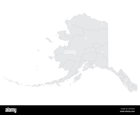 Alaska Map Vector