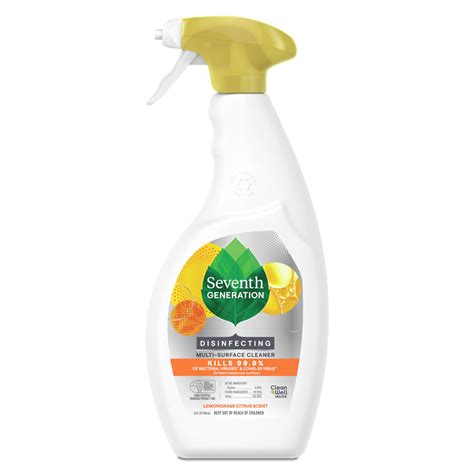 Seventh Generation Disinfectant Spray, Multi-Surface Cleaner ...
