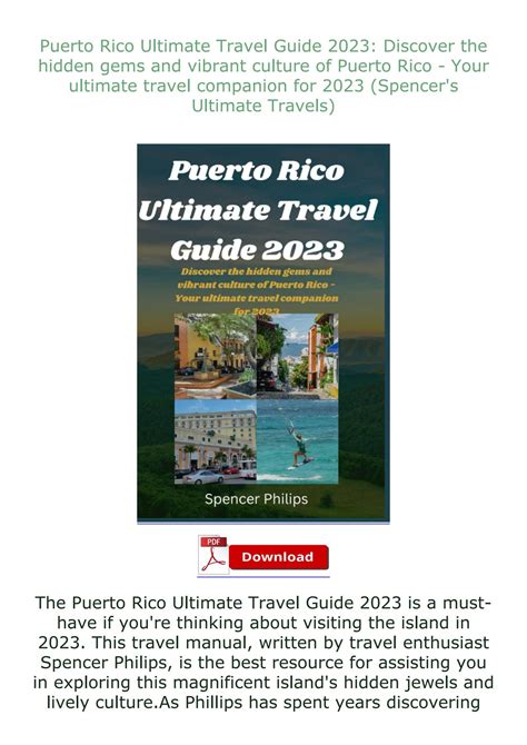 [⚡PDF⚡] Puerto Rico Ultimate Travel Guide 2023: Discover the hidden ...