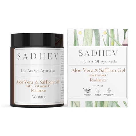 Ayurvedic Aloe Vera Gel With Vitamin C for Face | Sadhev